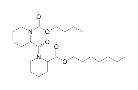 Pipecolylpipecolic acid, N-butoxycarbonyl-, heptyl ester