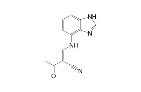 4-[(3'-Oxo-2'-cyanobut-1'-enyl)amino]-1H-(1,3)-benzodiazole