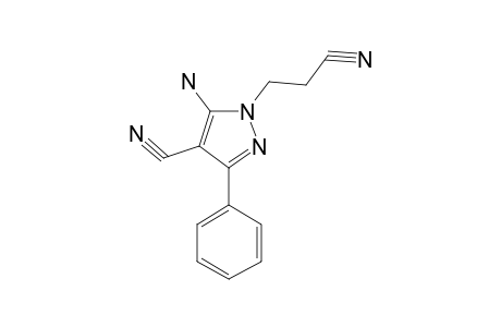 5-amino-4-cyano-3-phenylpyrazole-1-propionitrile