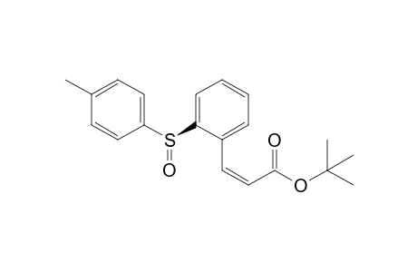 t-Butyl (R,Z)-(+)-2-(p-Tolylsulfinyl)cinnamate