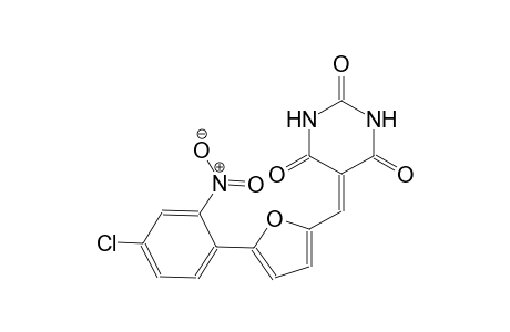 5-{[5-(4-chloro-2-nitrophenyl)-2-furyl]methylene}-2,4,6(1H,3H,5H)-pyrimidinetrione