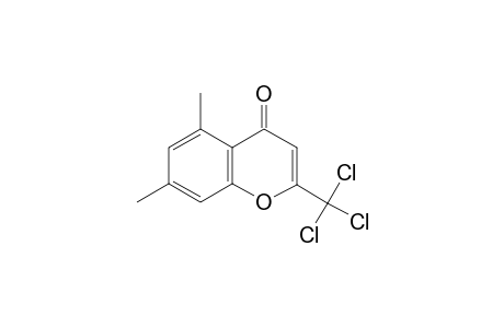 5,7-Dimethyl-2-(trichloromethyl)-4H-chromen-4-one