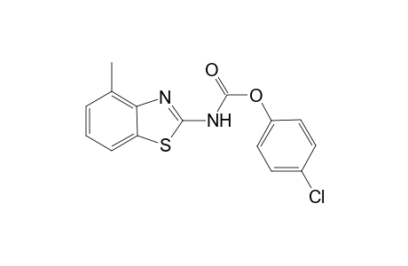 4-Chlorophenyl N-(2-(4-methyl)benzothiazolyl)carbamate