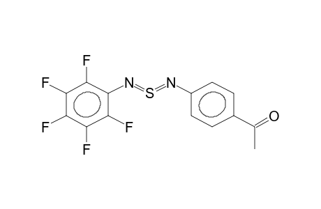 N-Pentafluorophenyl-N'-para-acetylphenylthiodiimide