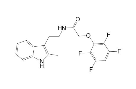 N-[2-(2-Methyl-1H-indol-3-yl)-ethyl]-2-(2,3,5,6-tetrafluoro-phenoxy)-acetamide