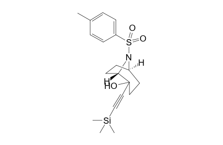 (1S,5R)-8-Tosyl-2-((trimethylsilyl)ethynyl)-8-azabicyclo[3.2.1]octan-2-ol