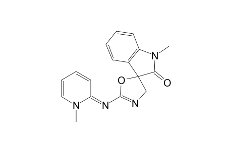 2-(1-Methyl-1,2-dihydropyridylidene)aminooxazoline-5-spiro-1'-methyl-2'-oxoindole