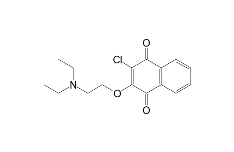 2-Chloro-3-[2'-(N,N-diethylamino)ethoxy]-1,4-naphthoquinone