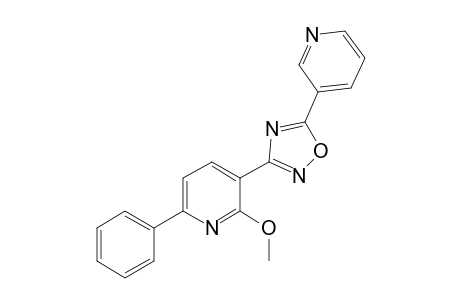 Pyridine, 2-methoxy-6-phenyl-3-[5-(3-pyridinyl)-1,2,4-oxadiazol-3-yl]-