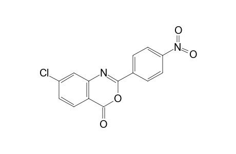 7-chloro-2-(p-nitrophenyl)-4H-3,1-benzoxazin-4-one