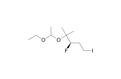 (3R)-4-(1-ethoxyethoxy)-3-fluoro-1-iodo-4-methylpentane