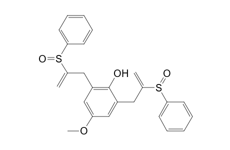 4-Methoxy-2,6-bis(2-phenylsulfinyl-2-propenyl)phenol