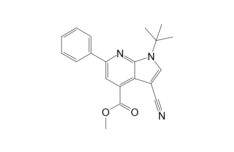 Methyl 1-tert-Butyl-3-cyano-6-phenyl-1H-pyrrolo[2,3-b]pyridine-4-carboxylate