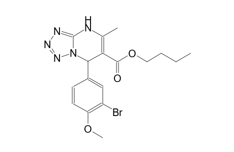 butyl 7-(3-bromo-4-methoxyphenyl)-5-methyl-4,7-dihydrotetraazolo[1,5-a]pyrimidine-6-carboxylate