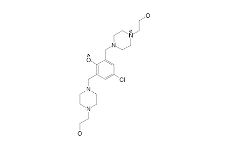 2,6-bis{[4-(2-hydroxyethyl)-1-piperazinyl]methyl}-4-chlorophenol