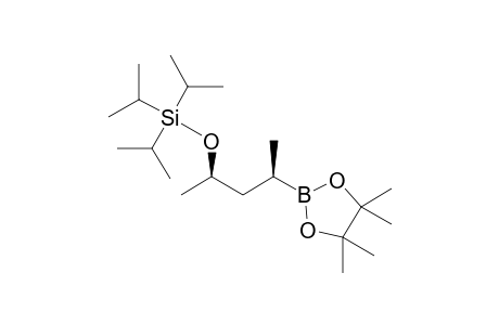 Triisopropyl(((2R,4R)-4-(4,4,5,5-tetramethyl-1,3,2-dioxaborolan-2-yl)pentan-2-yl)oxy)silane