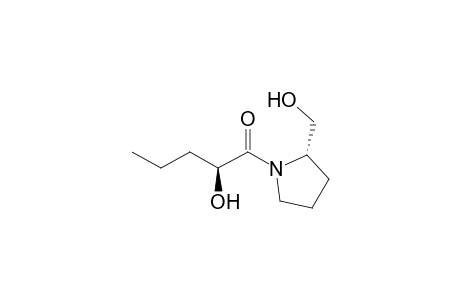 (2S)-2-hydroxy-1-[(2S)-2-methylolpyrrolidin-1-yl]pentan-1-one