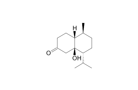 (4aR,5S,8R,8aR)-5-methyl-8a-oxidanyl-8-propan-2-yl-1,3,4,4a,5,6,7,8-octahydronaphthalen-2-one