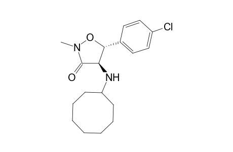 (4R,5R)-5-(4-Chloro-phenyl)-4-cyclooctylamino-2-methyl-isoxazolidin-3-one