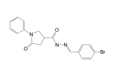 5-Oxo-1-phenyl-pyrrolidine-3-carboxylic acid (4-bromo-benzylidene)-hydrazide