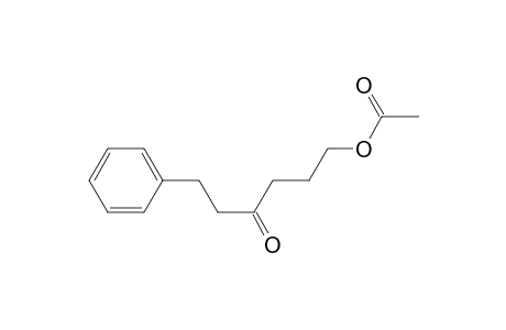 (4-Oxidanylidene-6-phenyl-hexyl) ethanoate