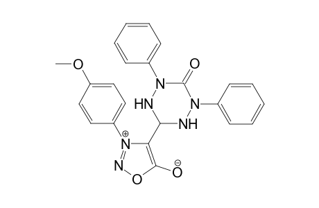 2,4-Diphenyl-6-[3-(4-methoxyphenyl)sydnon-4-yl]-1,2,4,5-tetrazinan-3-one