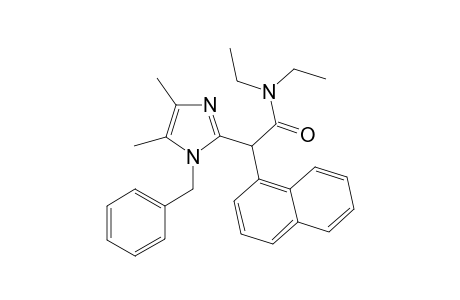 2-(1-Benzyl-4,5-dimethylimidazol-2-yl)-2-(1-naphthyl)acetic acid N,N-diethylamide