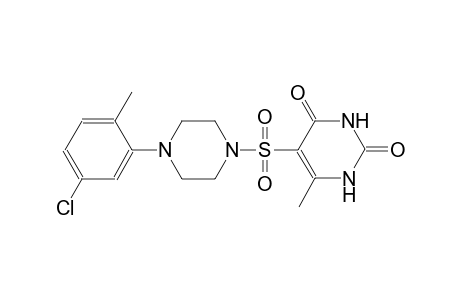 5-{[4-(5-chloro-2-methylphenyl)-1-piperazinyl]sulfonyl}-6-methyl-2,4(1H,3H)-pyrimidinedione