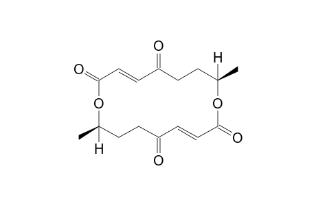 trans-,trans-8(R),16(R)-DIMETHYL-1,9-DIOXACYCLOHEXADECA-3,11-DIEN-2,5,10,13-TETRONE