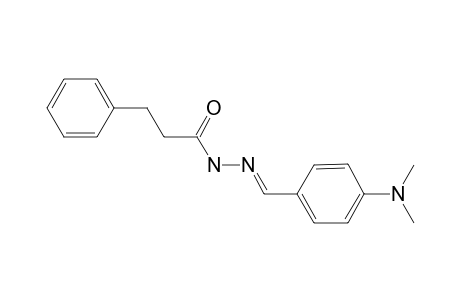 3-Phenyl-propionic acid (4-dimethylamino-benzylidene)-hydrazide