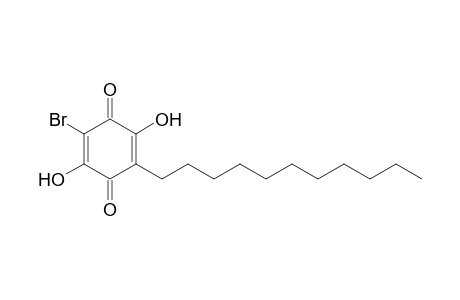 2-bromo-3,6-dihydroxy-5-undecyl-p-benzoquinone