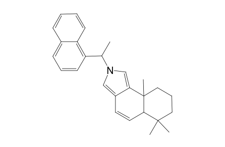 (-)-5,5,8a-Trimethyl-4a,5,6,7,8,8a-hexahydro-N-{1'-.alpha.naphthylethyl}pyrrolo[3,4-a]naphthalene