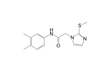 N-(3,4-Dimethyl-phenyl)-2-(2-methylsulfanyl-imidazol-1-yl)-acetamide