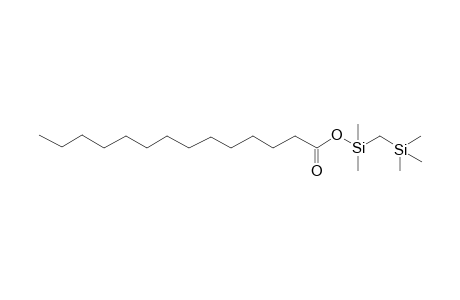 N-Tetradecanoic acid, dimethyl(trimethylsilylmethyl)silyl ester