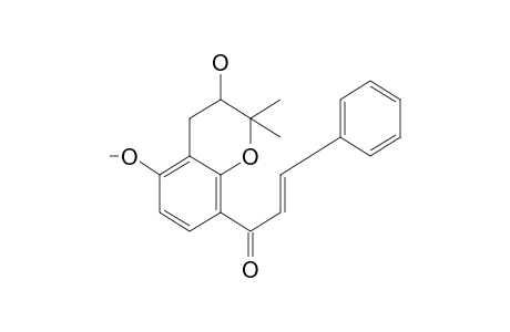 1-(3,4-DIHYDRO-2,2-DIMETHYL-3-HYDROXY-5-METHOXY-2H-1-BENZOPYRAN-8-YL)-3-PHENYL-2-PROPEN-1-ONE