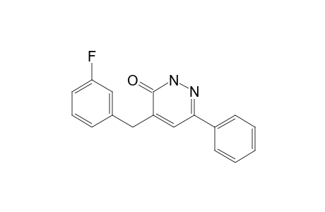 4-(3-Fluorobenzyl)-6-phenylpyridazin-3(2H)-one