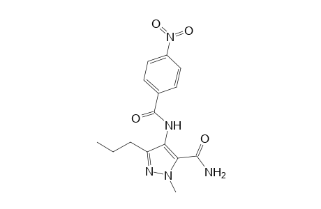 2-Methyl-4-[(4-nitrobenzoyl)amino]-5-propyl-pyrazole-3-carboxamide