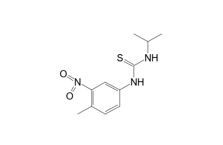 1-Isopropyl-3-(3-nitro-p-tolyl)-2-thiourea