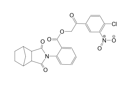 2-(4-chloro-3-nitrophenyl)-2-oxoethyl 2-(1,3-dioxohexahydro-1H-4,7-methanoisoindol-2(3H)-yl)benzoate