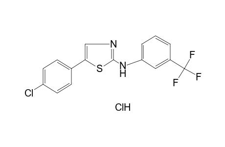 5-(p-CHLOROPHENYL)-2-(alpha,alpha,alpha-TRIFLUORO-m-TOLUIDINO)THIAZOLE, MONOHYDROCHLORIDE