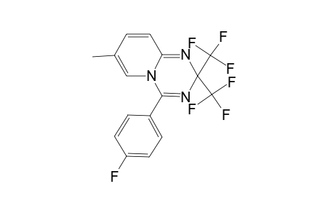 4-(4-Fluoro-phenyl)-7-methyl-2,2-bis-trifluoromethyl-2H-pyrido[1,2-a][1,3,5]triazine