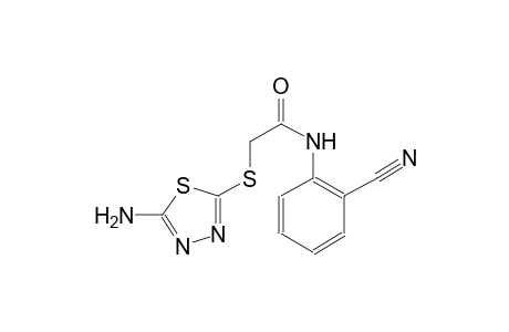 acetamide, 2-[(5-amino-1,3,4-thiadiazol-2-yl)thio]-N-(2-cyanophenyl)-