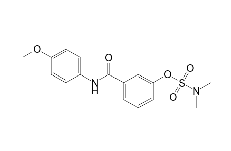 3-HYDROXY-p-BENZANISIDIDE, DIMETHYLSULFAMATE (ESTER)