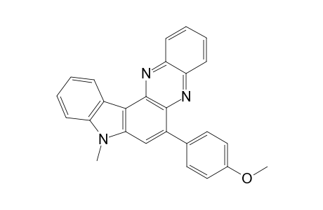 6-(4-Methoxyphenyl)-8-methyl-8H-indolo[3,2-a]phenazine