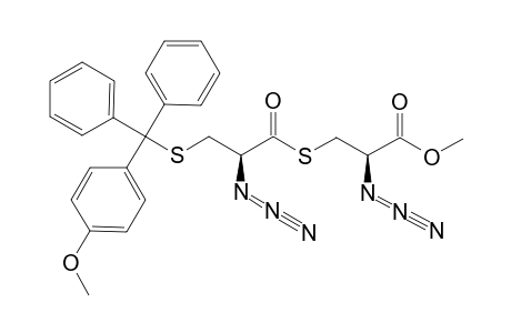 METHYL-(2R,2'S)-2-AZIDO-3-[2-AZIDO-3-[(4-METHOXYPHENYL)-DIPHENYLMETHYLTHIO]-PROPANOYLTHIO]-PROPIONATE