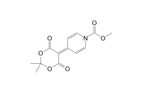 4-(2,2-dimethyl-4,6-dioxo-1,3-dioxan-5-ylidene)-1-pyridinecarboxylic acid methyl ester