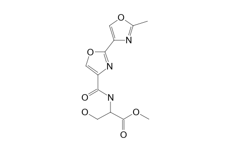 3-Hydroxy-2-[(2'-methyl-2,4'-bi(1,3-oxazolyl)-4-ylcarbonylamino)propionic acid methyl ester