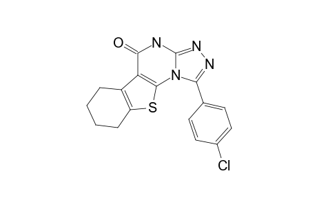 1-(4-CHLOROPHENYL)-6,7,8,9-TETRAHYDRO-4H-BENZO-[4,5]-THIENO-[2,3-D]-[1,2,4]-TRIAZOLO-[3,4-B]-PYRIMIDIN-5-ONE