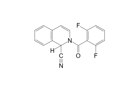 2-(2,6-difluorobenzoyl)-1,2-dihydro-1-isoquinolinecarbonitrile