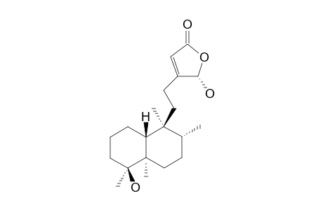 4-BETA,16-ALPHA-DIHYDROXYCLEROD-13Z-EN-15,16-OLIDE